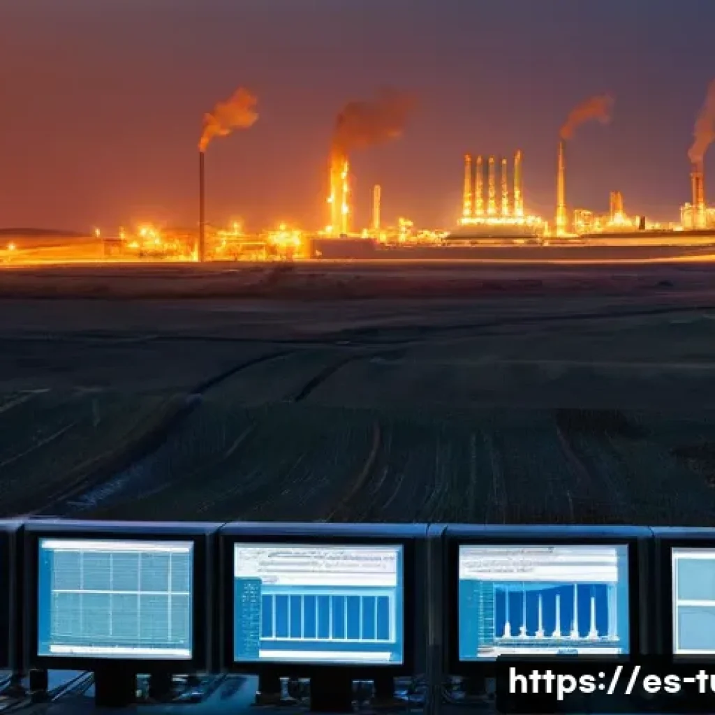 투르크메니스탄 주요 수출품 - **Prompt 1: Turkmenistan's Energy Powerhouse**
    "A vast, sprawling natural gas field in Turkmenis...